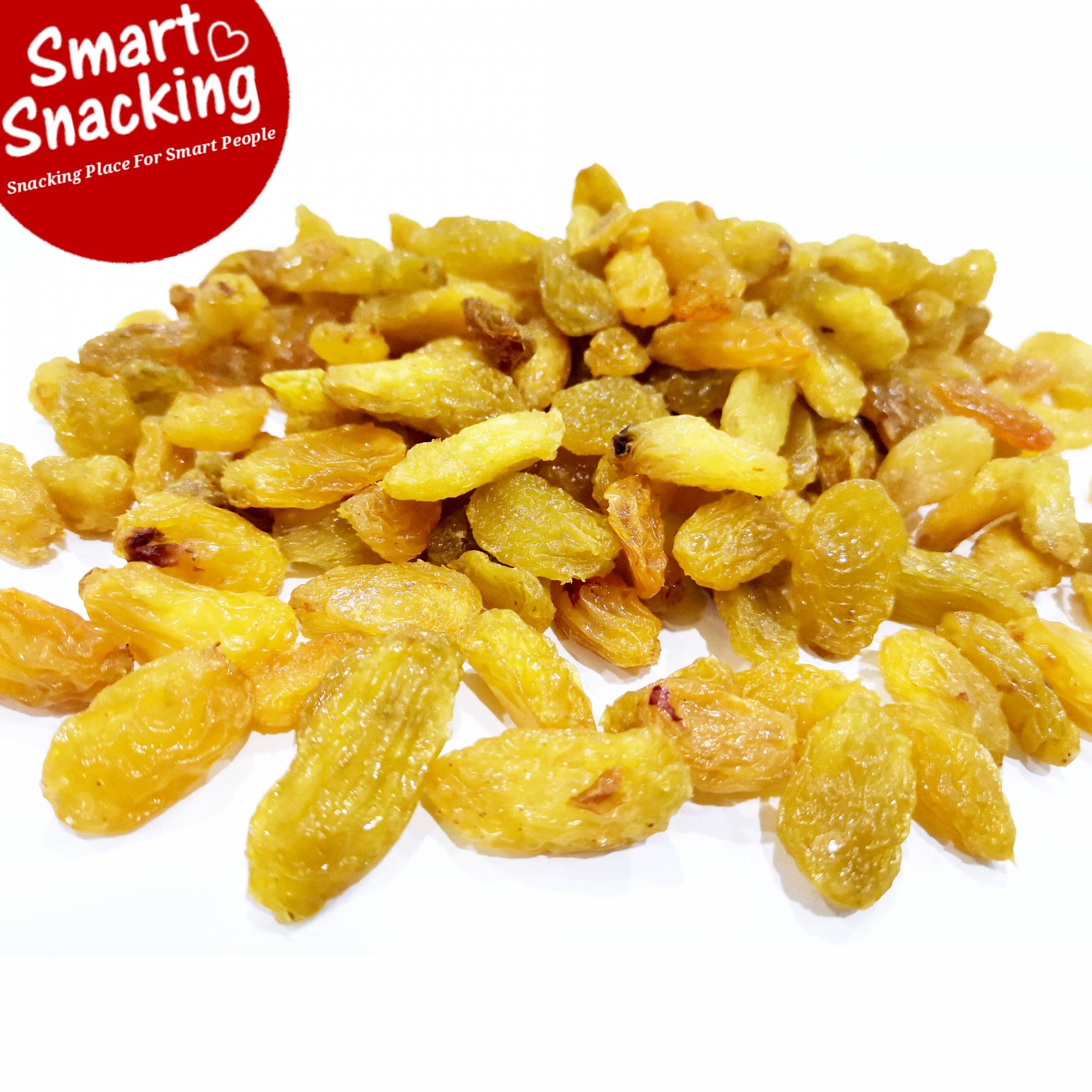 SMART SNACKING Jumbo Golden Yellow Raisins Kismis Kuning Natural