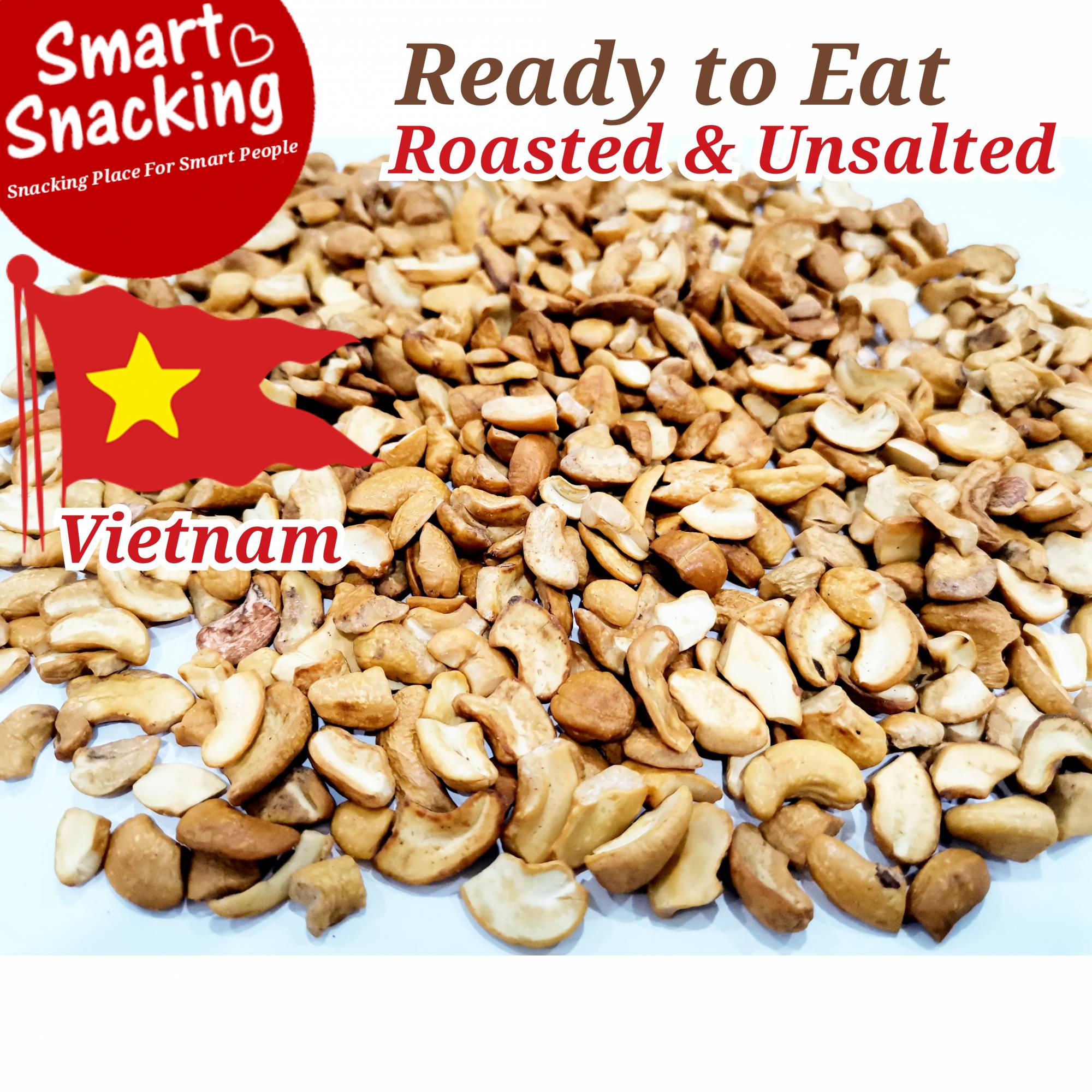 Smart Snacking [Vietnam] Crush Pieces Cashew Nut Kacang Gajus Hancur